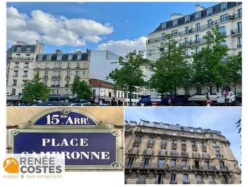 Vente en nue propriété - H83 ans - PARIS (75015)