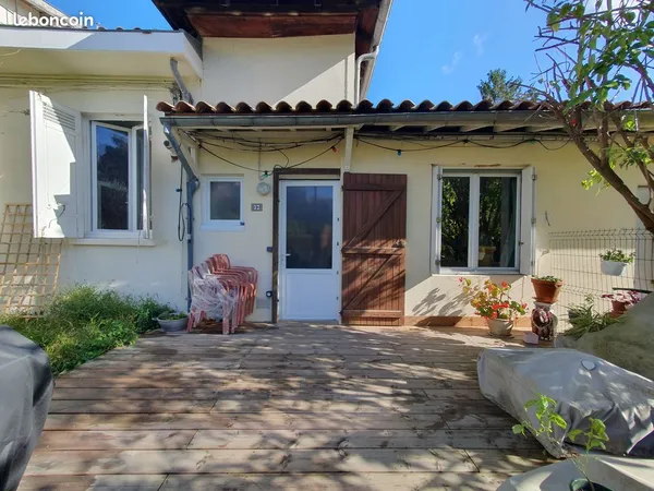 Location meublée appartement/maison T2 BIS 47m2 avec jardin Bordeaux Nansouty