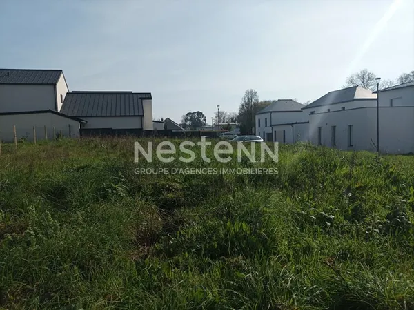 Terrain viabilisé constructible à Etables sur Mer 445 m2