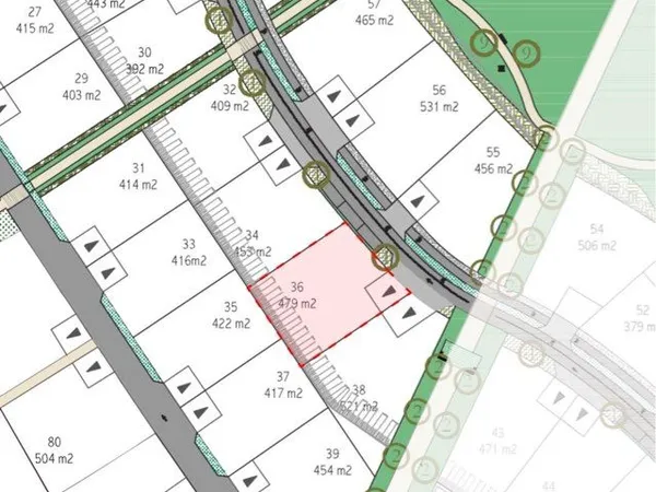 Terrain constructible de 479 m2