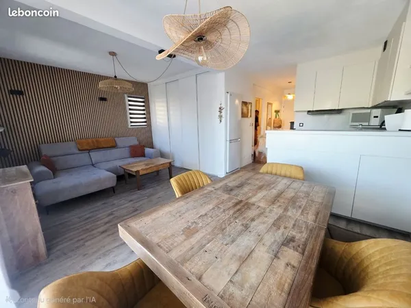 Appartement T2 meublé avec terrasse