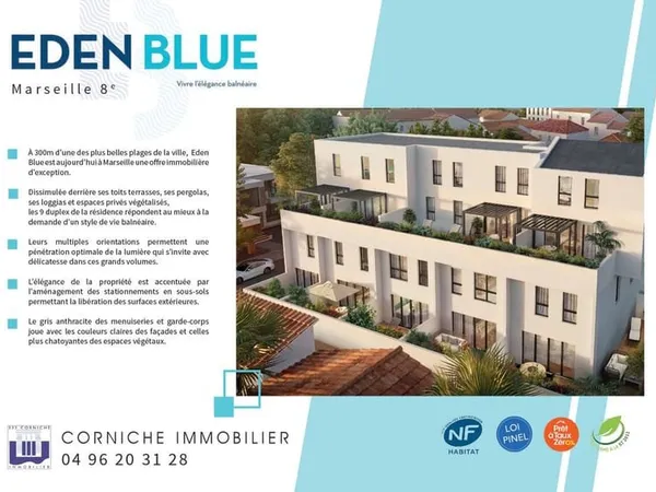 Appartement neuf Vente Marseille 5p 127m² 1049000€