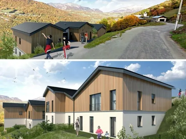 Terrain constructible 1686m² avec permis d'aménager - Césarches