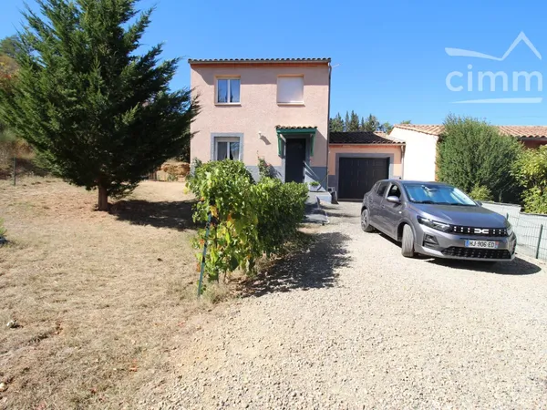 A vendre maison avec garage et jardin