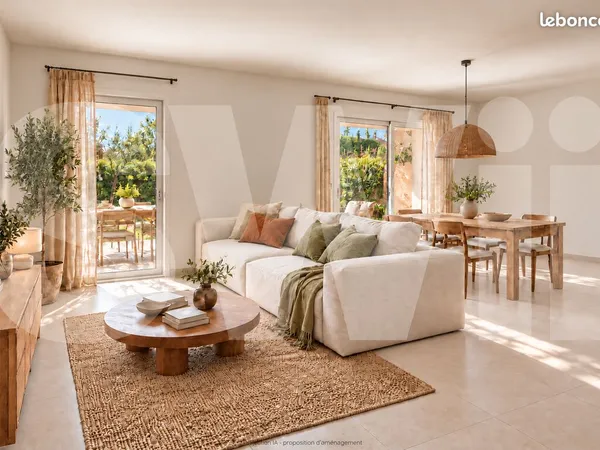 Appartement T2 avec jardin - 12 min centre d'Aix-en-Provence
