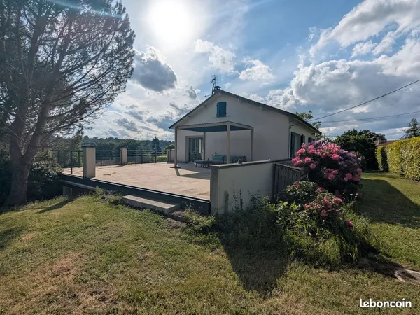 Maison familliale 102 m² - Jardin arboré de 2 400 m² - Condat-sur-Vienne