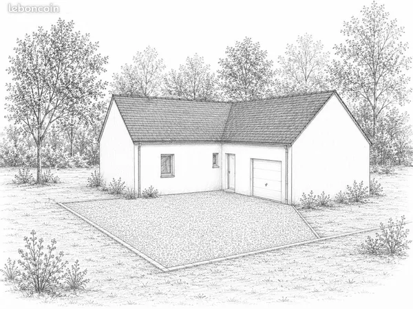 Projet de construction d'une maison 90 m² avec terrain à LA POMMERAYE (49)