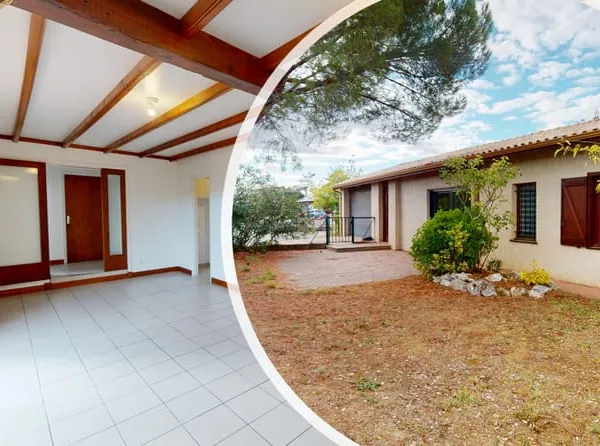 AU CALME - MAISON DE PLAIN-PIED 98m2 - 3 CHAMBRES - GARAGE 3