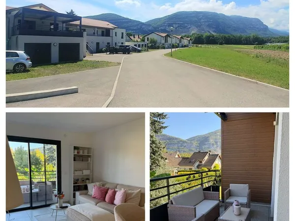 T2 de 48 m² avec garage box fermé - calme et proximité immédiate Suisse