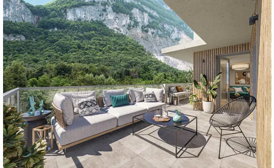 ÉTREMBIÈRES - SPECTACULAIRE APPARTEMENT 3 PIÈCES EN ATTIQUE