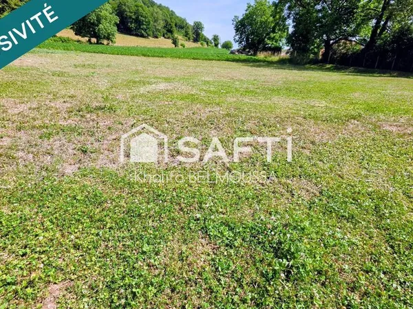 terrain viabilisé de 1100 m2
