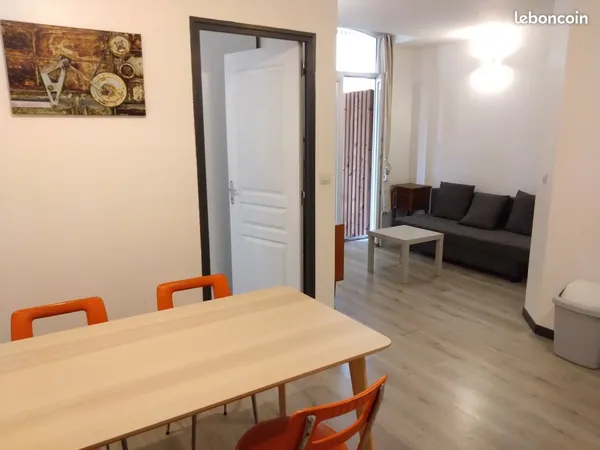 Meublé 34 m2 avec terrasse