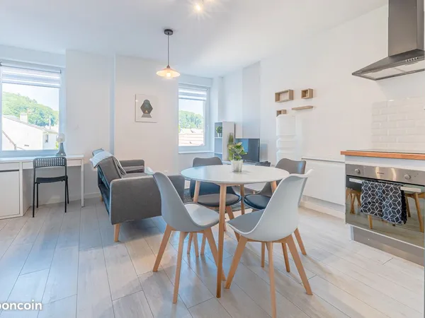 ✨F2 meublé rénové 34 m² - Audun‑le‑Tiche - 5 min Luxembourg - Proximité Gare