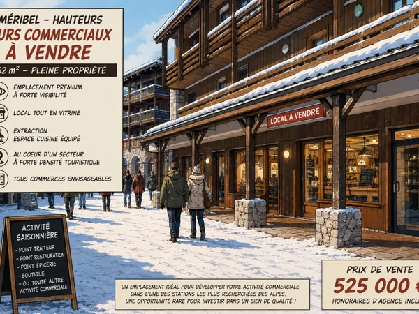 Local/bureau à vendre MERIBEL LES ALLUES (73)
