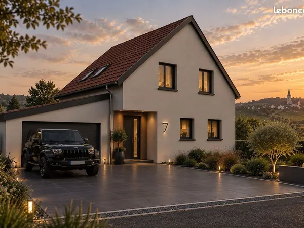 OBERNAI PROX MAGNIFIQUE MAISON de 120m2 + Garage. Cadre verdoyant. Idéalement situé. Terrain de 4,