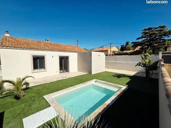 Villa plain pied entièrement rénovée
