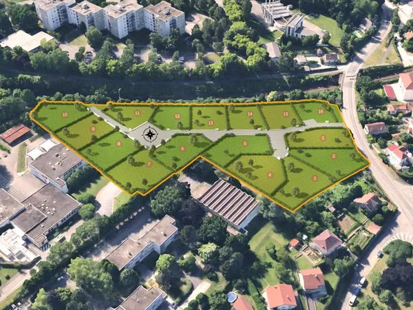 Terrain en lotissement 761 m²