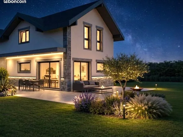 Votre villa mitoyenne avec 300 m2 de terrain sur dernières hauteurs de Poisy