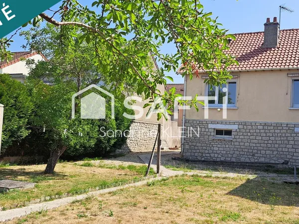 Maison, 3 pièces avec sous sol total et jardin