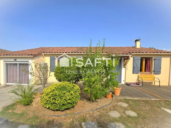Maison t5 plein pied de 108m² sur une parcelle de 598m²