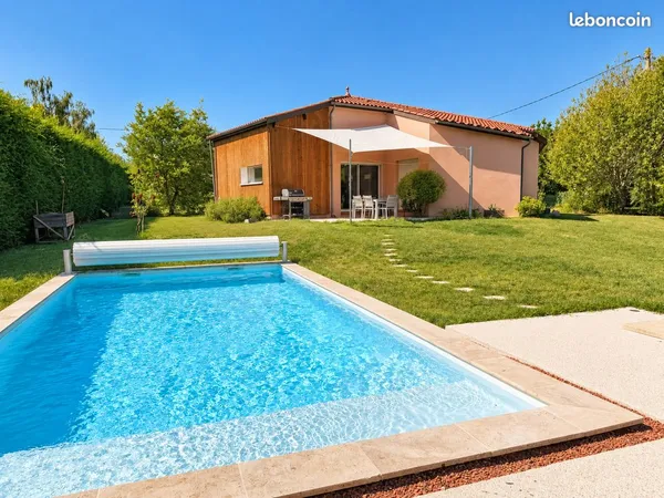 Montgiscard - Maison de plain-pied de caractère, piscine, 2 000 m² - DPE B