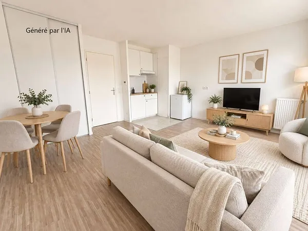 Appartement 1 pièce 27 m²