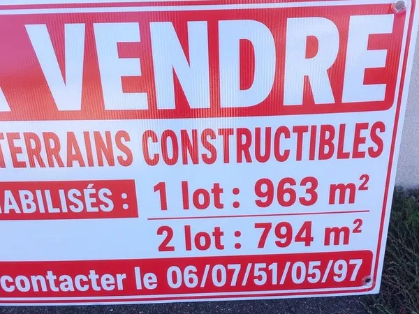 Particulier vends parcelles viabilisées
