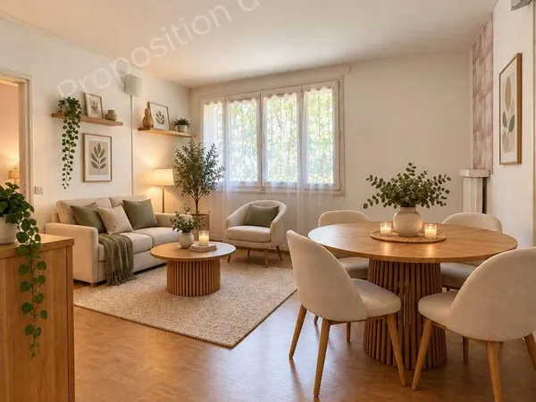 Appartement 4 pièces 60 m²