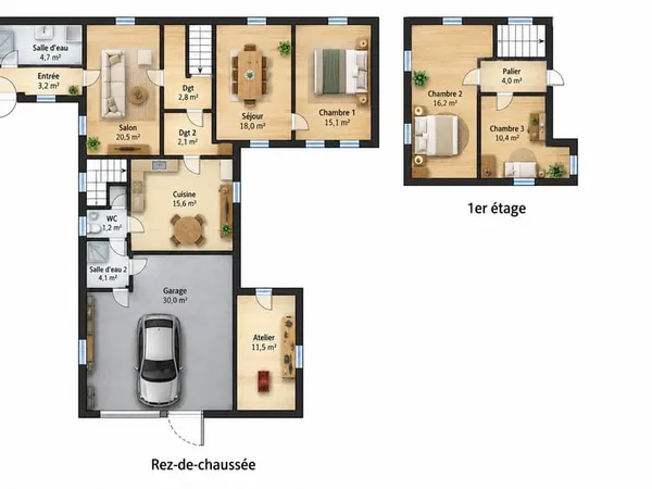 Maison 5 pièces 111 m²