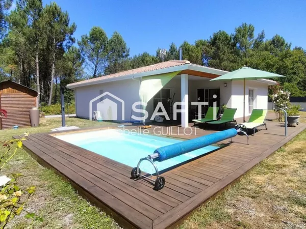 Maison 3 chambres avec piscine et garage