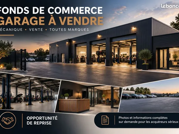 Fonds de commerce garage