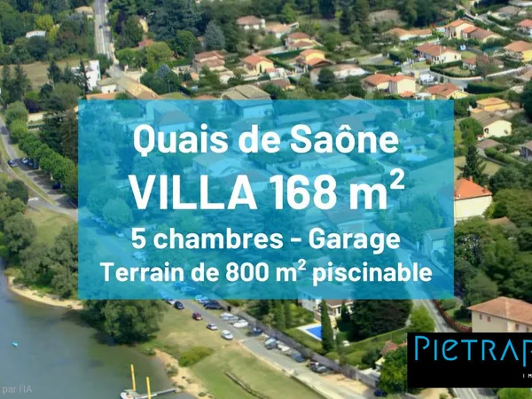 Belle villa 168 m² sur son terrain de 800 m²