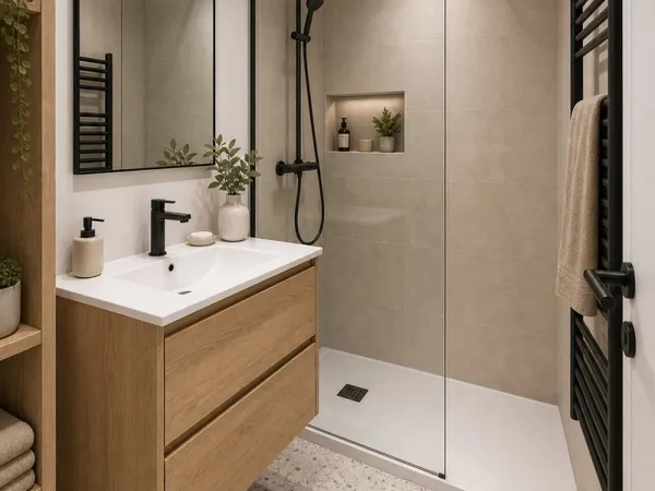 Quartier amphitéatre avec un vrai extérieur