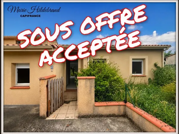 Maison de 80m² habitables - 3 chambres - jardin