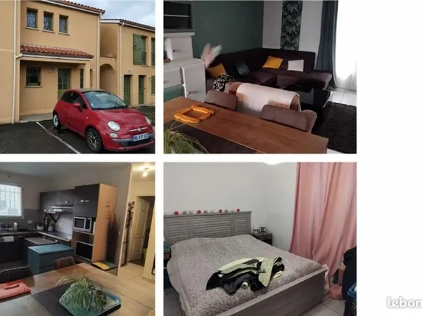 Appartement T2, 40 M2 RDC, Terrasse et Parking privé