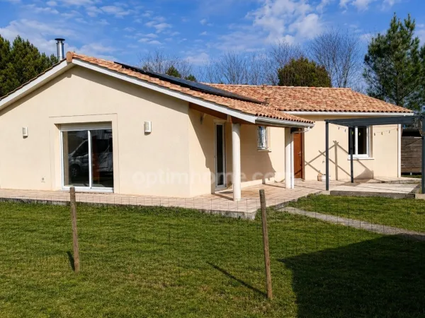 SAINT-SYMPHORIEN - Maison contemporaine lumineuse, de plain-pied, au calme, avec grand terrain