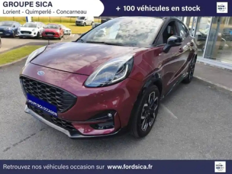 Ford Puma 1.0 flexifuel 125ch s&amp;s mhev st-line x vivid ruby edition