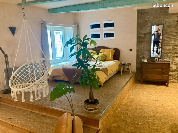 Appartement loft meuble ambiance originale