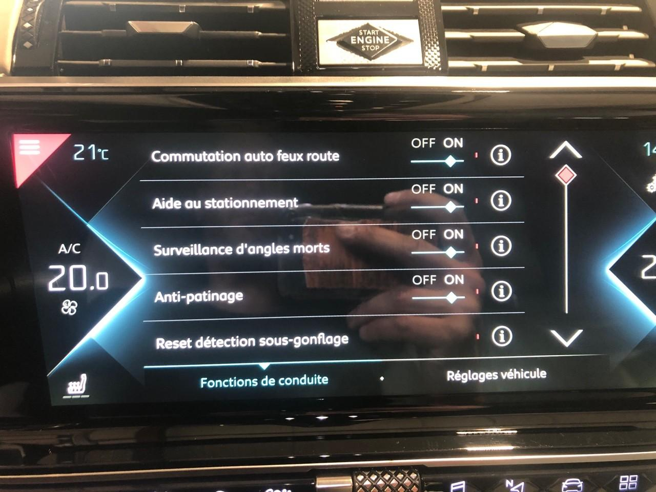Ds Ds 7 crossback crossback hybride e-tense 225 eat8 ligne noire — photo 18