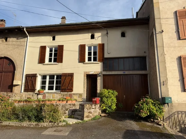 Maison de caractère mitoyenne avec beaux volumes, sauna, terrasse et jardin - Pexonne (54)