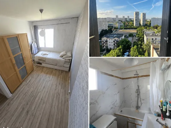 ​🌟 Colocation epinay/s/seine calme à 2 (seulement ) — 8e et dernier étage avec vue dégagée — Tram T8