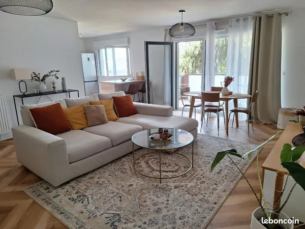 Appartement T3 - 75 m² - Lanester / Lorient - Vue sur le Scorff