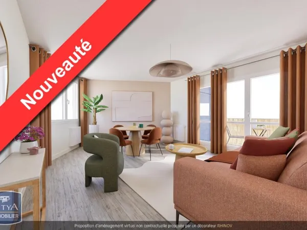 Appartement 3 pièces 63 m²