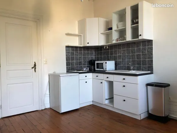 Studio à louer dans un château en centre bourg