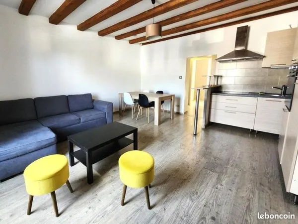 A louer, T2 40m², meublé, Blvd Joliot Curie 44200, Nantes
