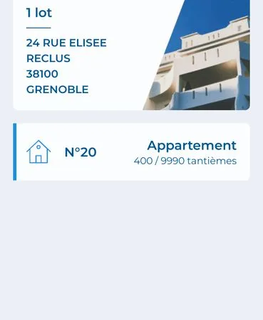 T2 À VENDRE, Grenoble