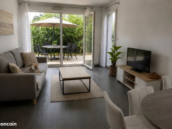 F3 59 m² récent - jardin, terrasse, parking - sans vis-à-vis