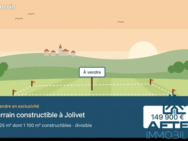 Terrain 5125 m² Jolivet