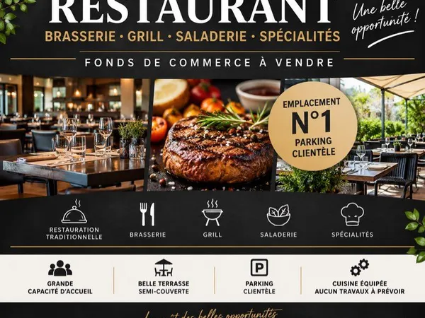 Restaurant - Brasserie - Grill à vendre | Emplacement n°1 - Eure (27