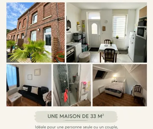 Maison meublée 33m² quartier St honoré Amiens